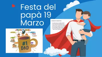 anteprima - Esercizi - Festa del papà - Pagina di copertina