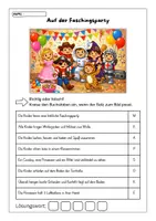 Vorschau - Arbeitsblätter - Fasching LESEN richtig oder falsch? - Seite 3