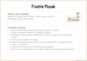 Vorschau - Mal- und Bastelvorlagen - "Früchte-Mosaik" | Kunst im Sommer (Klasse 3-4) - Seite 3