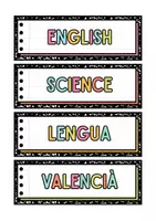 Vista previa - Hojas de trabajo - Labels for Subjects - página 2