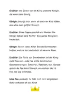 Vorschau - Text - Märchen: Dornröschen (Skript für Theater) - Seite 3