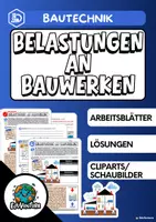 Vorschau - Arbeitsblätter - Belastungen an Bauwerken - Deckblatt