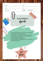 Vorschau - Klassenarbeiten - Klassenarbeit RSA 2026 Lyrik "Größe und Elend" - Seite 1