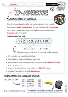 Vorschau - Unterrichtsreihen - IP-Adressen | 3 Merkblätter mit Lösungen | Aufbau & Datenschutz - Seite 3