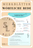 Vorschau - Poster - Merkblätter / Regelblätter Wörtliche Rede - Seite 3