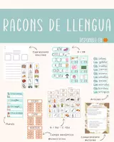 Vista previa - Hojas de trabajo - RACONS LLENGUA 1rTrim (Primer cicle primària) - Portada