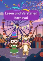 Vorschau - Arbeitsblätter - Lesen und Verstehen: Karneval Klasse 3 - Deckblatt