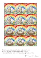Vorschau - Mal- und Bastelvorlagen - Feriengrüße zu Ostern für die Robbenklasse - Seite 1