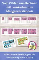 Vorschau - Arbeitsblätter - Zehnerfeld Lernkarten für Mengenverständnis - Deckblatt