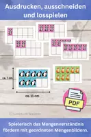 Vorschau - Arbeitsblätter - Zehnerfeld Lernkarten für Mengenverständnis - Seite 3