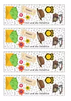 Vorschau - Mal- und Bastelvorlagen - Lesezeichen - Emil und die Detektive - Erich Kästner - Seite 3