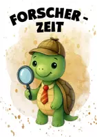 Vorschau - Mal- und Bastelvorlagen - Schilkrötenklasse Forscherzeit - Seite 1