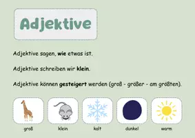 Vorschau - Poster - Wortarten Merkposter (Nomen, Verben, Adjektive) - Seite 3