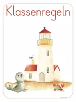 Vorschau - Lehrpläne/Lehrermaterial - Jahresthema: Ein Jahr am Meer- Klassenregeln - Seite 1
