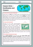 Vorschau - Arbeitsblätter - Kontinente unserer Erde – Unterrichtsreihe mit Infotexten, Aufgaben & Lösungen (Erdkunde Sek I) - Seite 2
