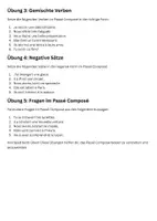 Vorschau - Arbeitsblätter - Passé Composé Französisch Übungen - Seite 1