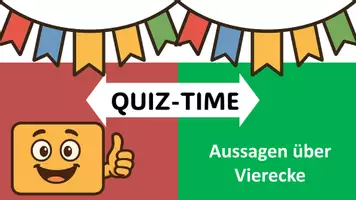 Vorschau - Spiele - Richtig oder Falsch-Quiz: Aussagen über Vierecke (PowerPoint) - Seite 1