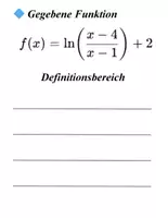 Vorschau - Arbeitsblätter - kurvendiskussion zweite ableitung graphisch logarithmische - Seite 1
