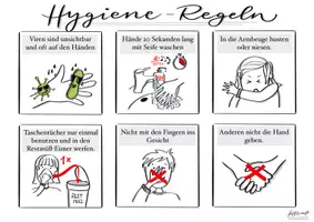 Vorschau - Poster - Hygiene Regeln - Deckblatt