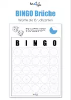 Vorschau - Spiele - Homeschooling - Bingospiel Brüche - Deckblatt