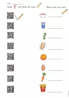 Vorschau - Arbeitsblätter - Einführung / Übung - Food / Lunch Time - Distanzunterricht / QR Codes - 3./4. Klasse - Seite 3