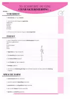Vorschau - Merkblätter - Checkliste/Bewertungsbogen/Leitfaden Charakterisierung, Lektüre - Seite 1