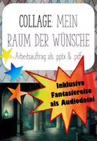 Vorschau - Präsentationen/Tafelbilder - Ideal für's Homeschooling: Collage- Ort der Wünsche - Deckblatt