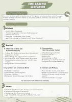 Vorschau - Arbeitsblätter - Eine Analyse verfassen - Leitfaden und Redemittel für die Sekundarstufe II - Seite 1