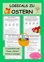 Vorschau - Stundenentwürfe - Logicals zu Ostern - Logikrätsel - Leserätsel - Deckblatt