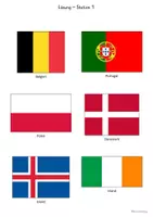Vorschau - Arbeitsblätter - Flaggen Europas – Ausmalen & Lernen (28 Länder mit Lösung) - Seite 2