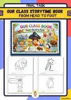 Vorschau - Arbeitsblätter - FROM HEAD TO FOOT OUR CLASS STORYTIME BOOK - Deckblatt