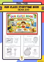 Vorschau - Arbeitsblätter - DEAR ZOO OUR CLASS STORYTELLING BOOK - Deckblatt