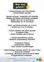 Vorschau - Arbeitsblätter - Vorschulheft ab 5 Jahren – 40 Seiten Schulvorbereitung | Zahlen, Buchstaben, Wahrnehmung | ohne Lesen - Seite 2