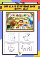 Vorschau - Arbeitsblätter - BROWN BEAR OUR CLASS STORYTELLING BOOK - Deckblatt
