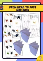 Vorschau - Arbeitsblätter - FROM HEAD TO FOOT MINIBOOK - Deckblatt