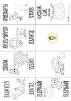 Vorschau - Arbeitsblätter - Clothes Line Storytime minibook - Seite 2