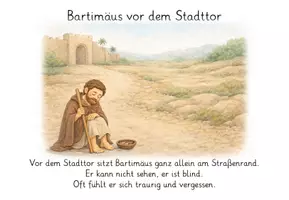 Vorschau - Arbeitsblätter - Jesus heilt Bartimäus - Materialpaket - Seite 3