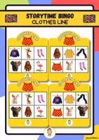 Vorschau - Arbeitsblätter - Clothes Line: Complete Storytime Pack - Seite 1