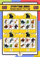 Vorschau - Spiele - FROM HEAD TO FOOT STORYTIME BINGO - Deckblatt