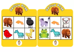 Vorschau - Spiele - Brown Bear bingo - Seite 1