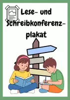 Vorschau - Poster - Lese- und Schreibkonferenz Plakat - Deckblatt