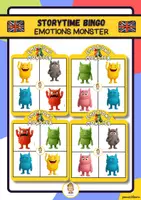 Vorschau - Spiele - Emotions Monster Bingo - Deckblatt