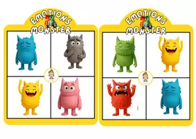Vorschau - Spiele - Emotions Monster Bingo - Seite 2