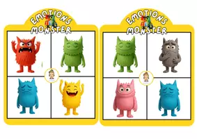 Vorschau - Spiele - Emotions Monster Bingo - Seite 3