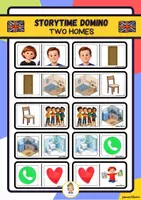 Vorschau - Spiele - TWO HOMES STORYTIME DOMINO - Deckblatt