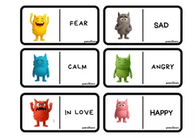 Vorschau - Spiele - Emotions Monster storytime domino - Seite 3