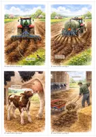 Vorschau - Arbeitsblätter - Lesespur Landwirtschaft im Frühling | Differenziert | Mit viel Sachwissen - Seite 1