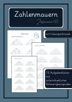 Vorschau - Arbeitsblätter - Zahlenmauer ZR 100 - Deckblatt