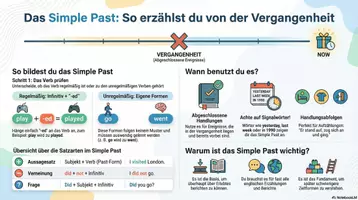 Vorschau - Arbeitsblätter - Simple Past – Komplettpaket: Einführung, Übung & Anwendung - Seite 1