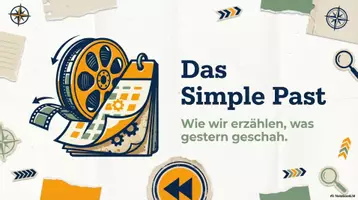 Vorschau - Arbeitsblätter - Simple Past – Komplettpaket: Einführung, Übung & Anwendung - Deckblatt